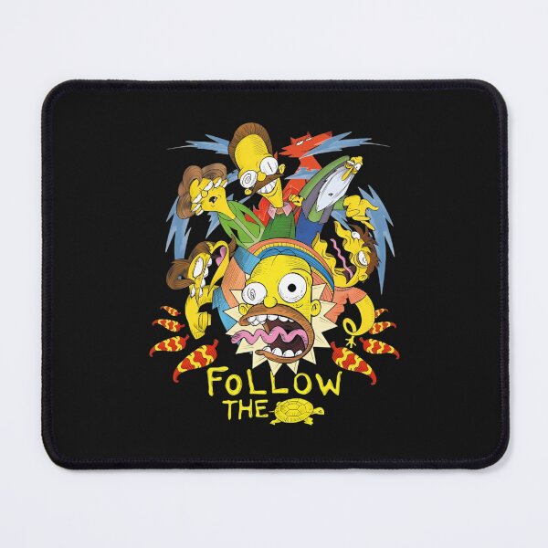 Item preview, Homer Simpson Follow The Tortoise Psychedelic Trip Art designed and sold by shopmamabite.