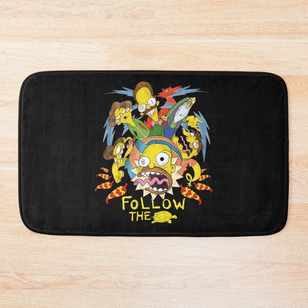 Item preview, Homer Simpson Follow The Tortoise Psychedelic Trip Art designed and sold by shopmamabite.