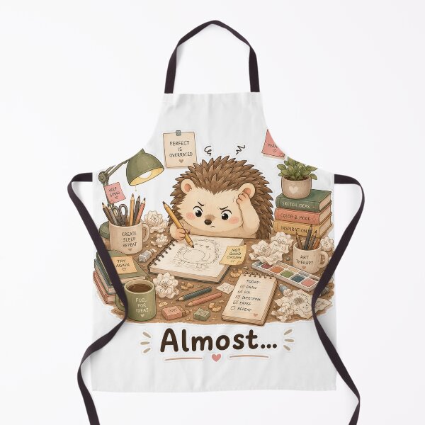 Item preview, Hedgehog Artist Perfectionist Burnout Mood designed and sold by Sadia  Jannat.