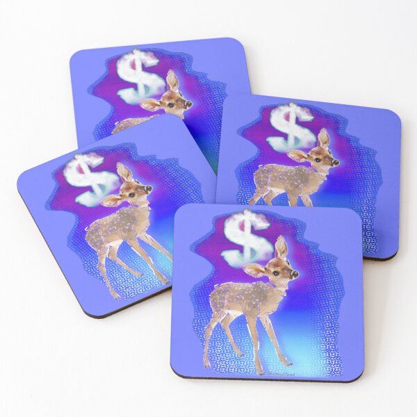 Item preview, The Money Dream Baby Deer (Dollars Cloud) by ACCI designed and sold by VanyssaGraphics.