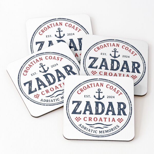 Item preview, Zadar Croatia Adriatic Memories Vintage Travel Badge Funny Gifts designed and sold by BadhbhLoot.