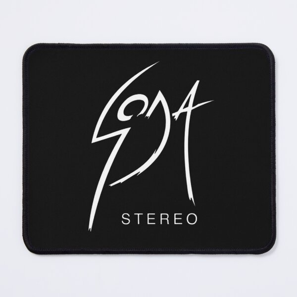 Item preview, Soda Stereo Iconic White Logo Rock in Spanish designed and sold by shopmamabite.