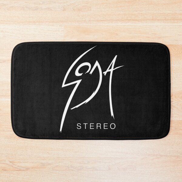Item preview, Soda Stereo Iconic White Logo Rock in Spanish designed and sold by shopmamabite.