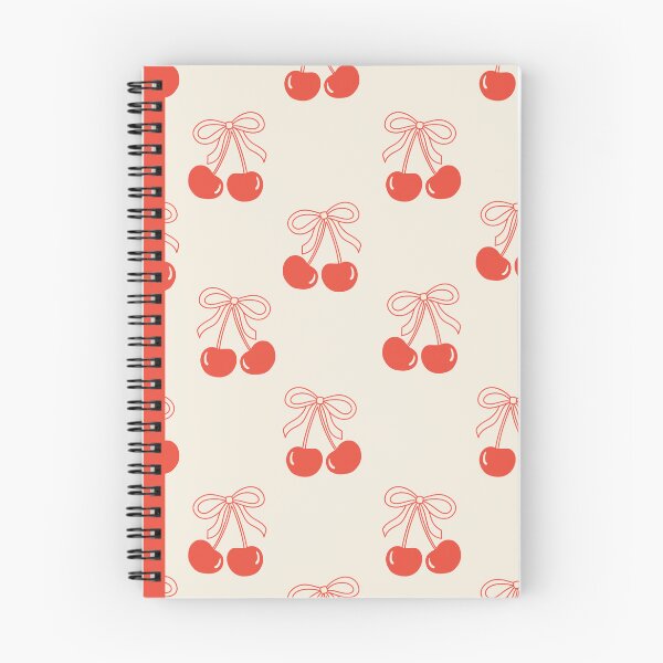 Artikelvorschau, Cherry Bow Notebook Cover entworfen und verkauft von Magick Morgan.