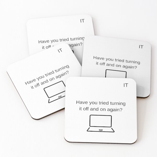 Item preview, IT - Have you tried turning it off and on again? designed and sold by Cami & Co. Design.