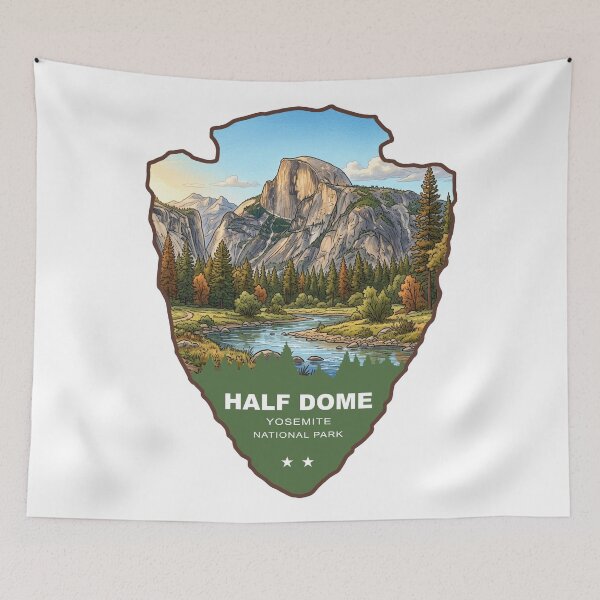 Item preview, Half Dome Yosemite National Park Arrowhead designed and sold by Esskay Designs.