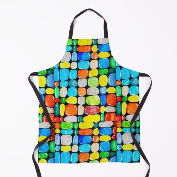 Item preview, Pebble abstract colourful design designed and sold by Stitched Stories.