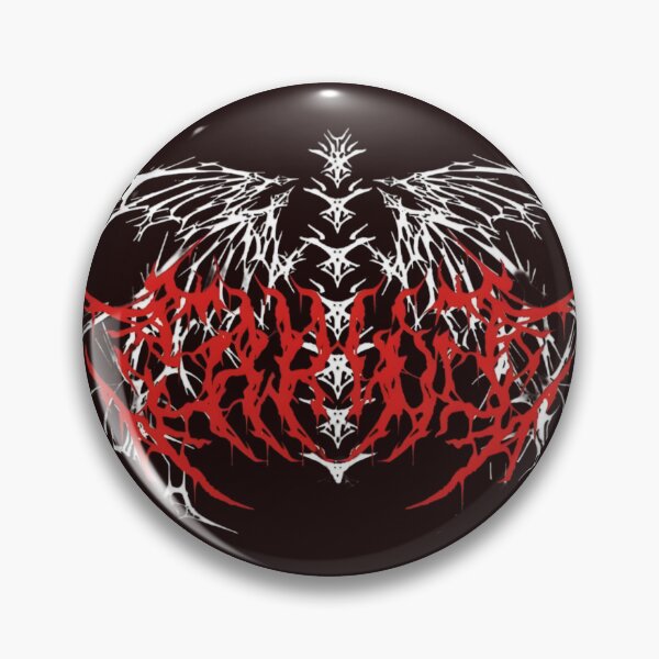 Item preview, Symmetrical Red Black Metal Logo designed and sold by Peac7e.