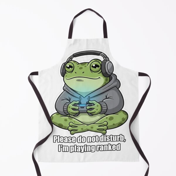 Item preview, Gamer Frog – “Do Not Disturb, I’m Playing Ranked” Cute Gaming Sticker designed and sold by ChaosNest.
