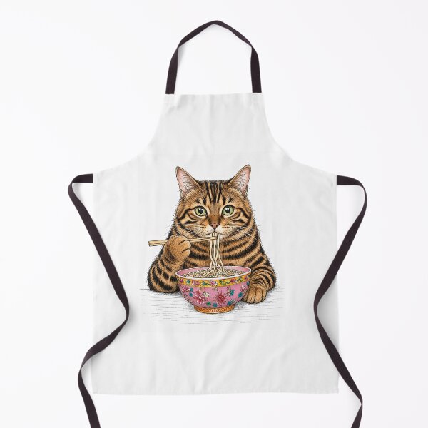 Item preview, Bengal Cat Eating Noodles designed and sold by Artistic Philip in Penang.