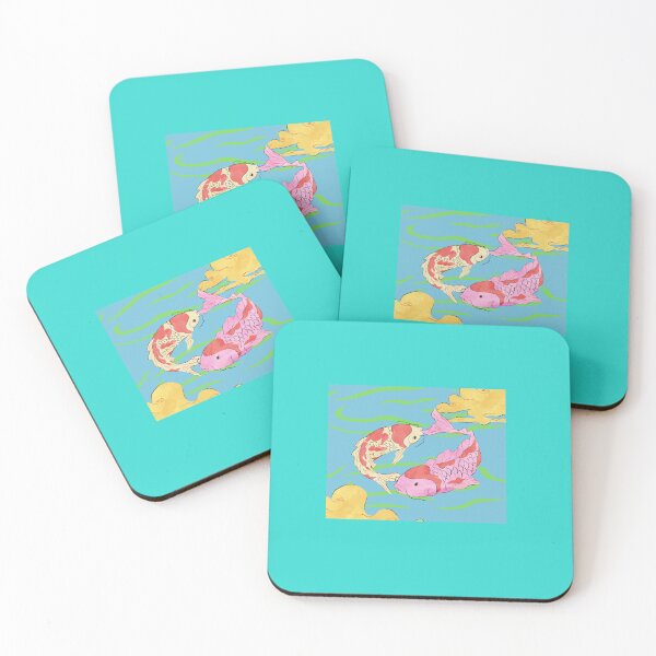 Item preview, A Watercolor Serenade ,Yin & Yang in Motion:, The Dance of the Carp designed and sold by MahiDigitalArts.