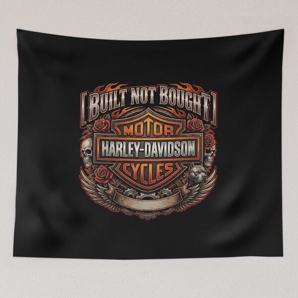 Item preview, Harley Davidson Built Not Bought American Biker Lifestyle Design designed and sold by enzoade.