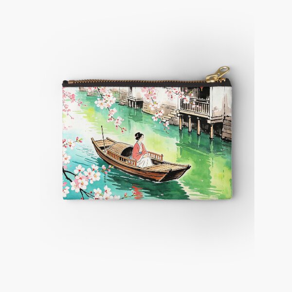 Item preview, Spring River Boat Serenity designed and sold by BrightStartShop.
