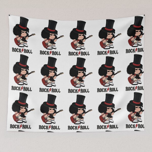 Item preview, Mafalda Rock n Roll Slash Style Mashup Art designed and sold by shopmamabite.