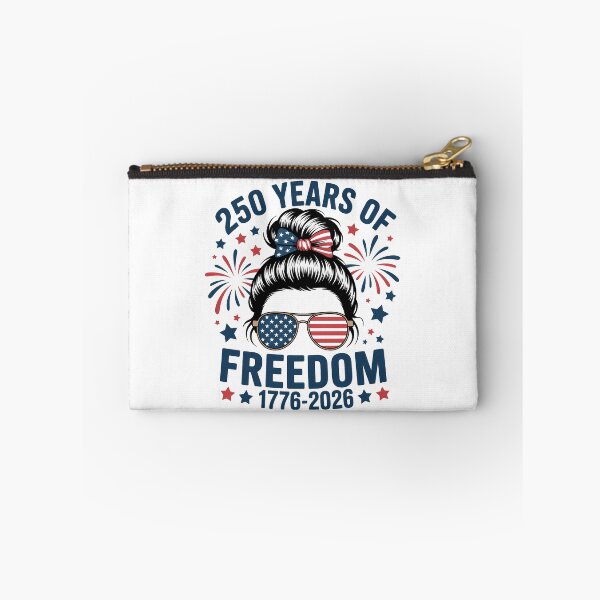 Item preview, USA 250th Anniversary Messy Bun Women Celebrate 1776 2026 designed and sold by TyraYoung.
