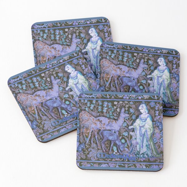 Item preview, Medieval Art - Lady, Dog and the Royal Fawns (by ACCI) designed and sold by VanyssaGraphics.