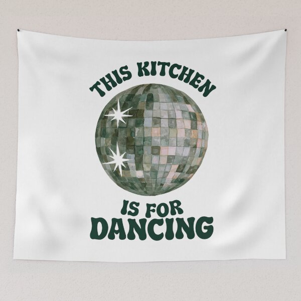 Item preview, This Kitchen is for Dancing designed and sold by Sketch-Shack.