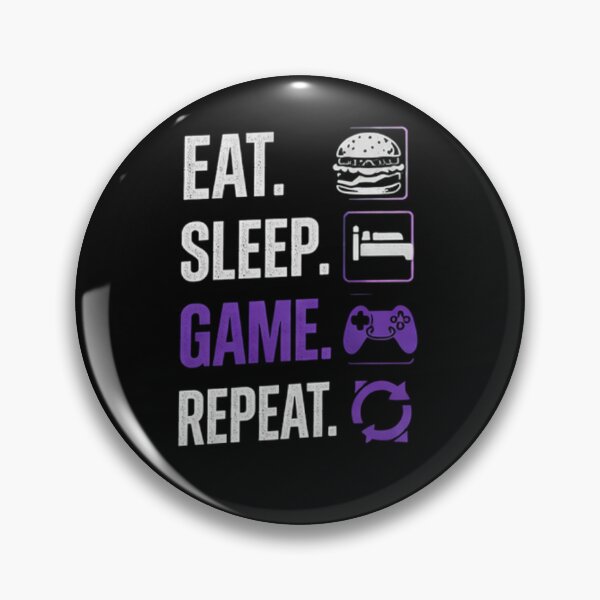 Item preview, Eat Sleep Game Repeat Shirt – Gamer Lifestyle designed and sold by zenithviv.