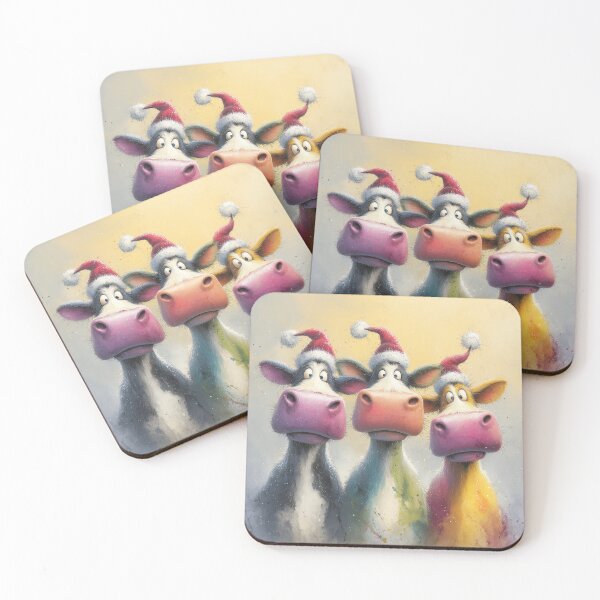 Item preview, Copy of CoW PRiNT, ANiMaL PRiNT ' The Milky Cows ' BY SHiRLeY MacARTHuR designed and sold by Shirley MacArthur Art.