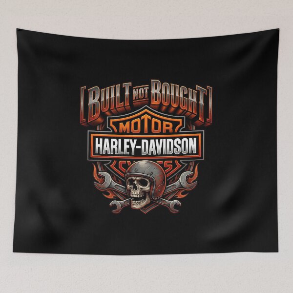 Item preview, Harley Davidson Built Not Bought Custom Chopper Inspired Artwork designed and sold by enzoade.