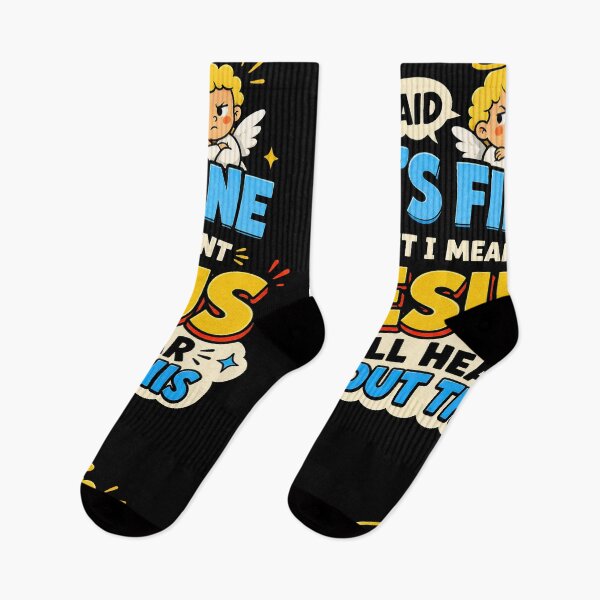 Item preview, I Said It’s Fine But I Meant Jesus Will Hear About This designed and sold by JohnnyP-Store.