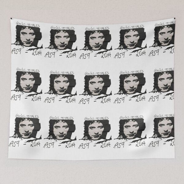 Item preview, Gustavo Cerati Gracias Totales Stencil Art Tribute designed and sold by shopmamabite.