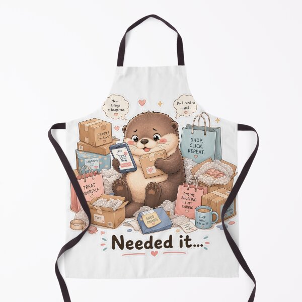 Item preview, Otter Online Shopping Addiction Cute Mood designed and sold by Sadia Jannat.