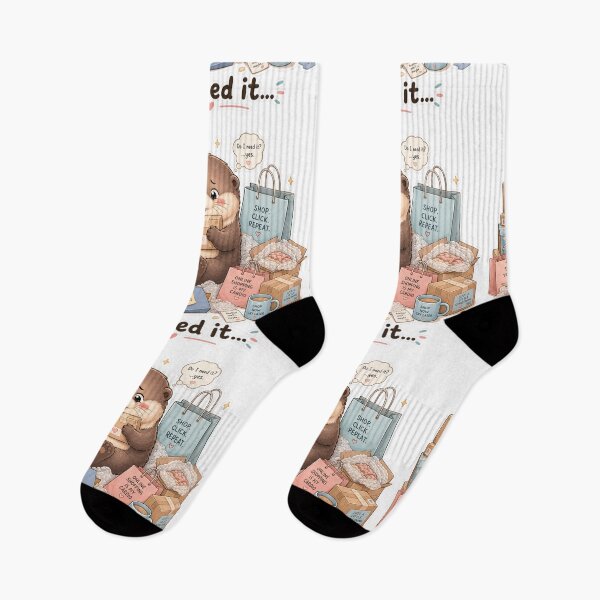 Item preview, Otter Online Shopping Addiction Cute Mood designed and sold by Sadia  Jannat.