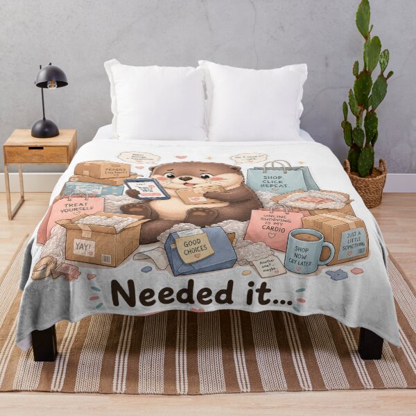 Item preview, Otter Online Shopping Addiction Cute Mood designed and sold by Sadia  Jannat.