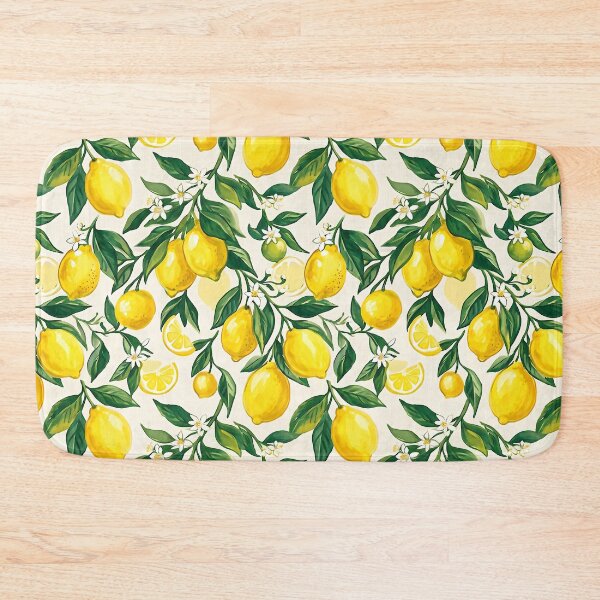Item preview, Food and Drink Lemon Fruit and Fresh Citrus Pattern designed and sold by SplashTastic.