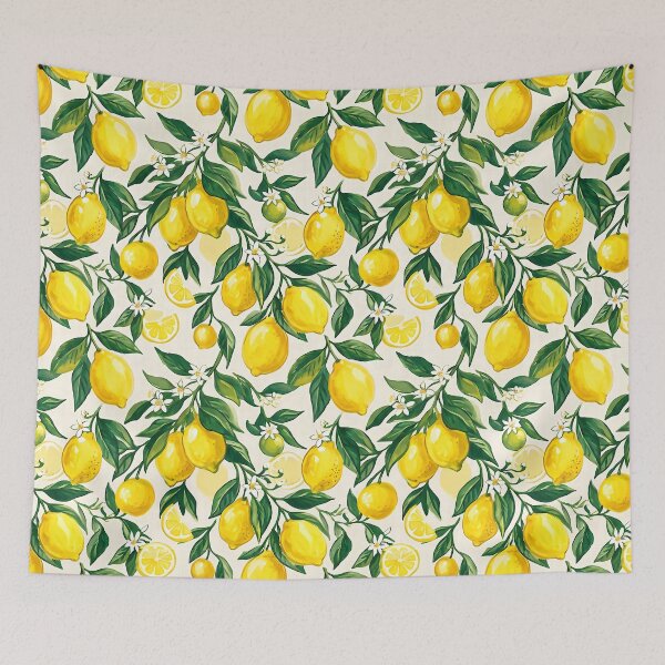 Item preview, Food and Drink Lemon Fruit and Fresh Citrus Pattern designed and sold by SplashTastic.