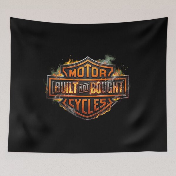Item preview, Harley Davidson Built Not Bought Retro Road Warrior Design designed and sold by enzoade.