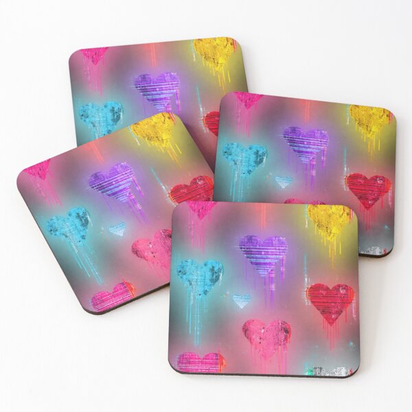 Item preview, Colourful Glitch Heart Street Style designed and sold by Shirl's .