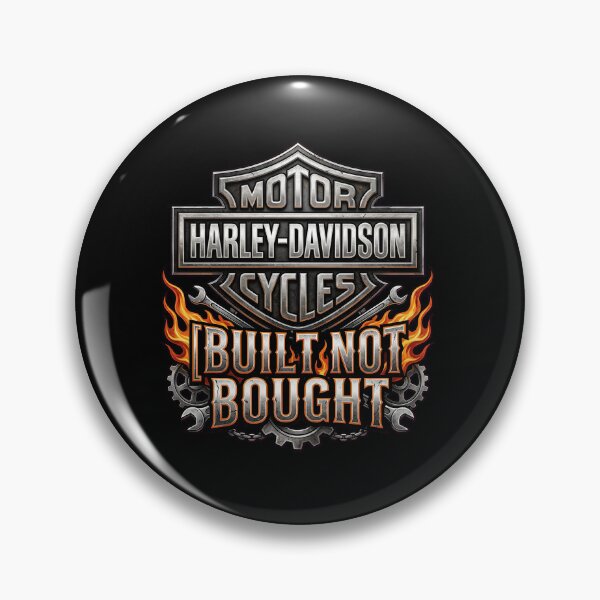 Item preview, Harley Davidson Built Not Bought Bold Motorcycle Culture Graphic designed and sold by enzoade.