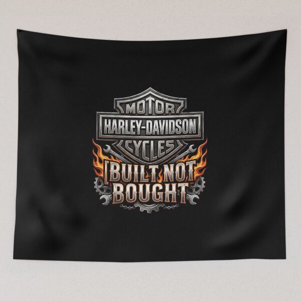 Item preview, Harley Davidson Built Not Bought Bold Motorcycle Culture Graphic designed and sold by enzoade.