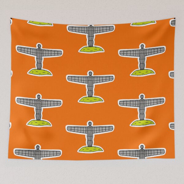 Item preview, Angel of the North Doodle designed and sold by PickledjoArt.