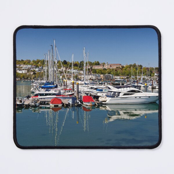 Item preview, Britannia Royal Naval College Dartmouth from The Marina in Kingswear Devon UK designed and sold by John Gilham - Landscape Photography.