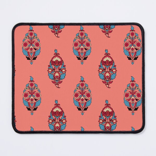 Item preview, Peach boho pattern, retro vintage pattern designed and sold by findlost.