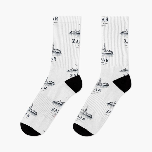 Item preview, Zadar Croatia Skyline Minimalist Vintage Travel Design Funny Gifts designed and sold by BadhbhArt.