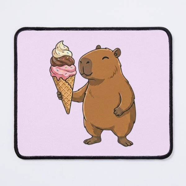 Item preview, Summer Capybara Ice Cream designed and sold by Ivy-Triggs.