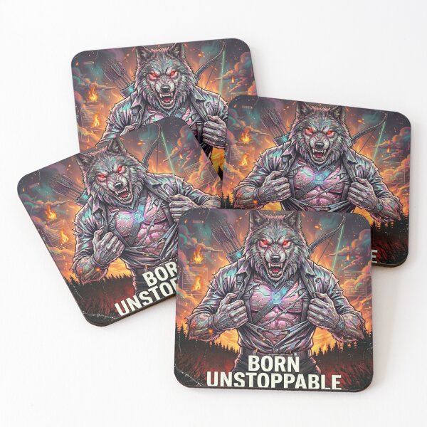 Item preview, Alpha wolf – Born Unstoppable  designed and sold by ArtyLify.