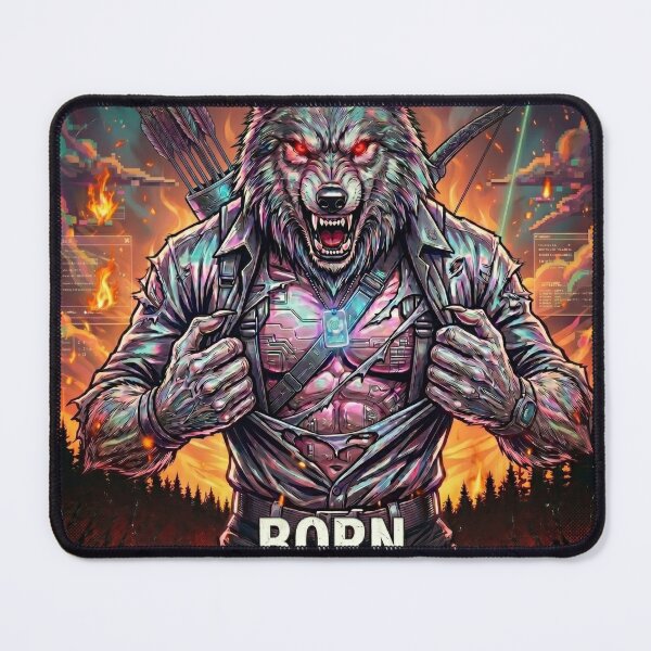 Item preview, Alpha wolf – Born Unstoppable  designed and sold by ArtyLify.