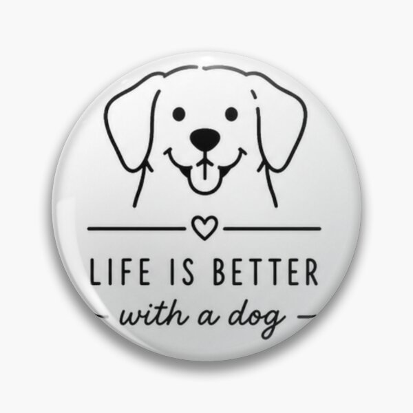 Item preview, Life is better with a dog designed and sold by fadeinkstudio.
