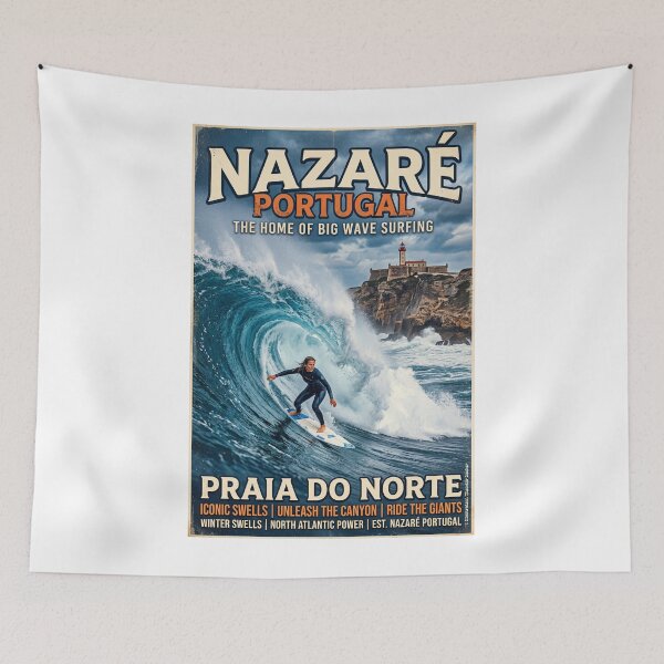 Item preview, Nazare Big Wave Surfing designed and sold by Theodor Decker.