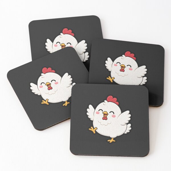 Item preview, Dancing Chicken Embroidery Patch | Cute Kawaii Chicken Design designed and sold by ColorSplash123.
