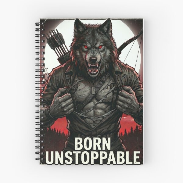Item preview, Alpha wolf – Born Unstoppable  designed and sold by ArtyLify.