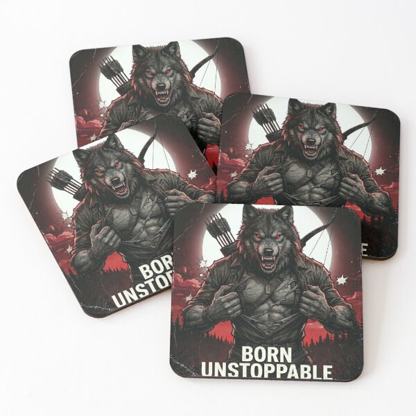 Item preview, Alpha wolf – Born Unstoppable  designed and sold by ArtyLify.