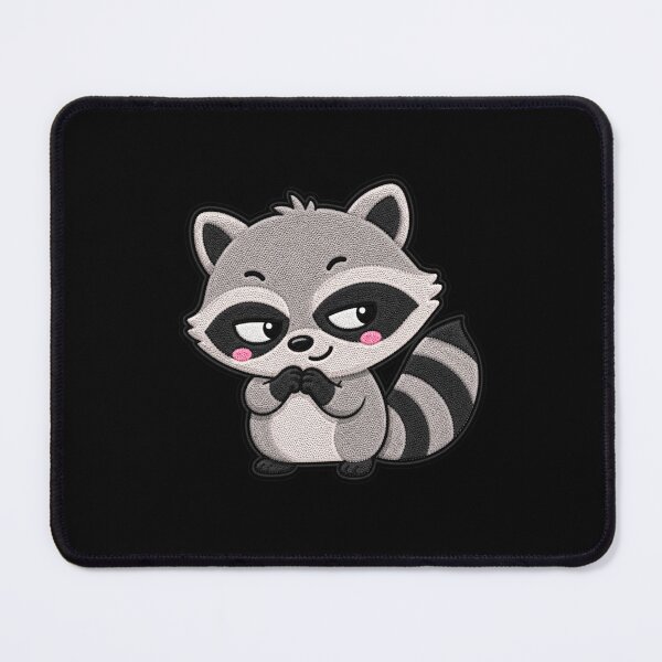 Item preview, Sneaky Raccoon Embroidery Patch | Cute Kawaii Raccoon Design designed and sold by ColorSplash123.