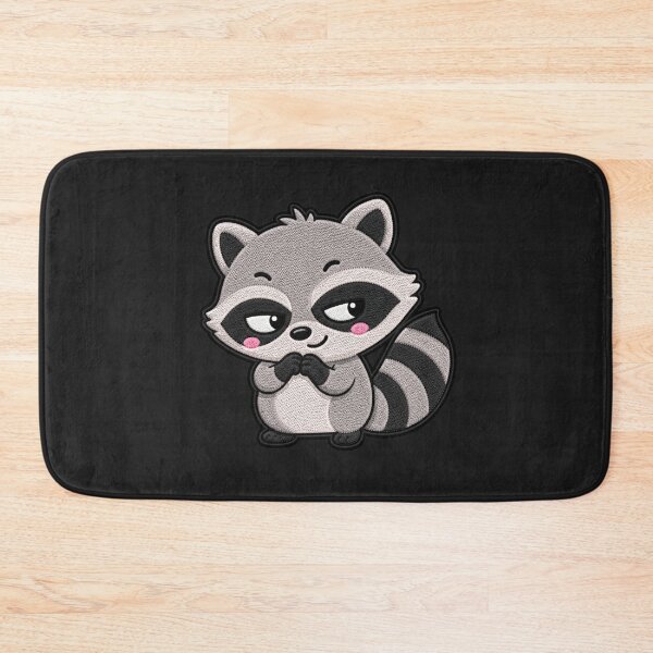 Item preview, Sneaky Raccoon Embroidery Patch | Cute Kawaii Raccoon Design designed and sold by ColorSplash123.