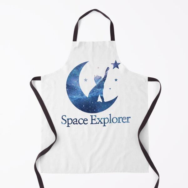 Item preview, Space Explorer - Cosmic Galaxy Cat on Moon designed and sold by ANoelleART.